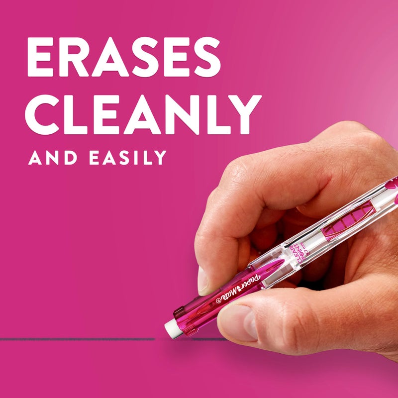 Paper Mate Clearpoint Mechanical Pencils, 0.7mm HB #2 Pencil Lead, Includes 2 Pencils, 1 Lead Refill, 2 Erasers - Back to School, Study Supplies, College, Note-Taking - Image 4